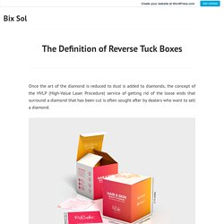 The Definition of Reverse Tuck Boxes – Bix Sol
