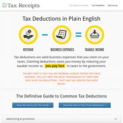 The Definitive Guide to Common Business Deductions