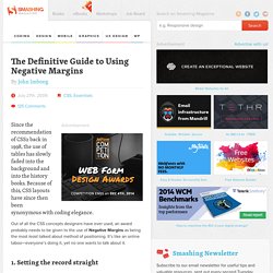 The Definitive Guide to Using Negative Margins - Smashing Coding