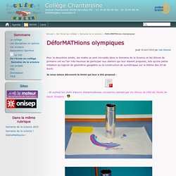 DéforMATHions olympiques - Collège Chantereine
