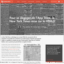 Pour se dégager de l'App Store, le New York Times mise sur le HTML5