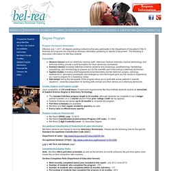 Bel-Rea: Nature of Program and Curriculum