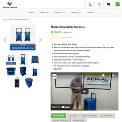 Purchase Two AERIAL Dehumidifier AD740 Online