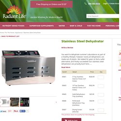 Stainless Steel Dehydrator, Stainless Steel Food Dehydrator, Stainless Steel Dehydrators