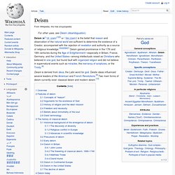 Deism