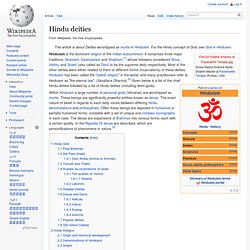 Hindu deities