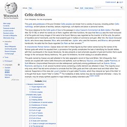 Celtic deities