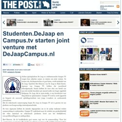 Studenten.DeJaap en Campus.tv starten joint venture met DeJaapCampus.nl