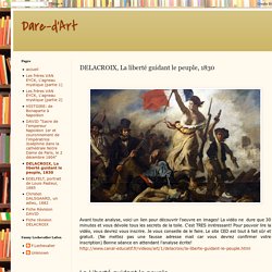 DELACROIX, La liberté guidant le peuple, 1830