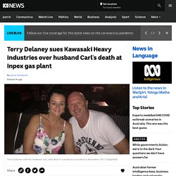 Terry Delaney sues Kawasaki Heavy Industries over husband Carl's death at Inpex gas plant