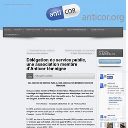 Délégation de service public, une association membre d’Anticor témoigne