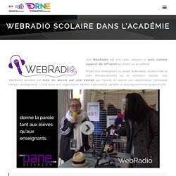 Webradio scolaire dans l'académie