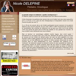 Nicole Delepine site officiel du pédiatre oncologue