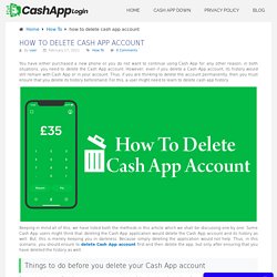 How to delete Cash App account permanently?