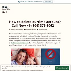 How to delete ourtime account?