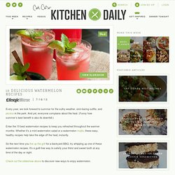Watermelon! 9 Summer Recipes