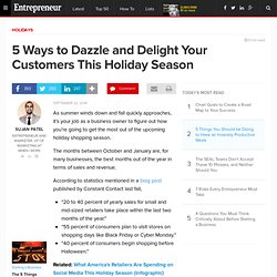 5 Ways to Dazzle and Delight Your Customers This Holiday Season