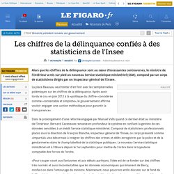 Les chiffres de la délinquance confiés à des statisticiens de l'Insee