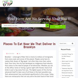 Places To Eat Near Me That Deliver In Brooklyn - FoodOnDeal