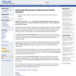 Delivering Meticulously Crafted Contact Center Solutions