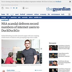 NSA scandal delivers record numbers of internet users to DuckDuckGo