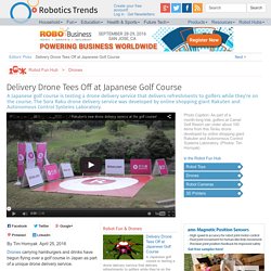 04/2016 Delivery Drone Tees Off at Japanese Golf Course