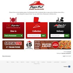 Pizza Hut - Order Online | Find nearest Restaurant