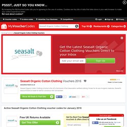 Free Delivery - Seasalt Organic Cotton Clothing Voucher Codes