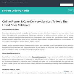 Online Flower & Cake Delivery Services To Help The Loved Ones Celebrate