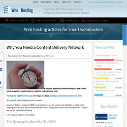 Why You Need a Content Delivery Network