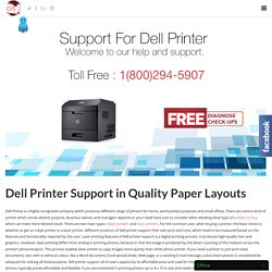 Dell Printer for Online Support Toll Free:1-800-294-5907(US)