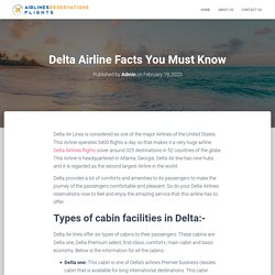 Delta Airline Facts You Must Know