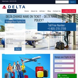 Delta Name Change Policy