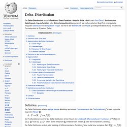 Delta-Distribution
