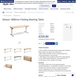 Deluxe 1800mm Folding Meeting Table