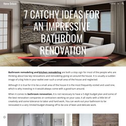 Home Deluxe - Bathroom Renovation Ideas