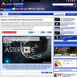 Demain, l'astéroïde 2013 TX68 passe près de la Terre