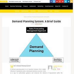 Demand Planning System: A Brief Guide
