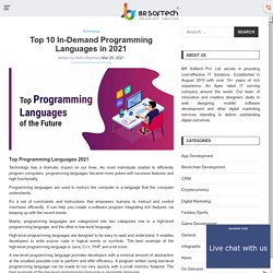 Top 10 In-Demand Programming Languages in 2021