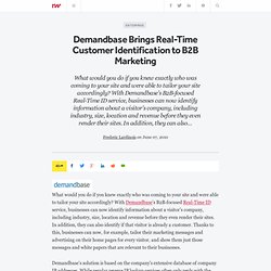 Demandbase Brings Real-Time Customer Identification to B2B Marke