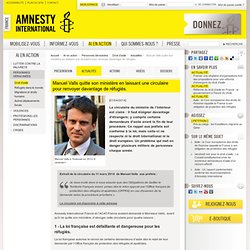 Asile : La France met en danger des demandeurs d’asile