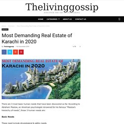 Most Demanding Real Estate of Karachi in 2020 < The Living Gossip - Best Living Resources