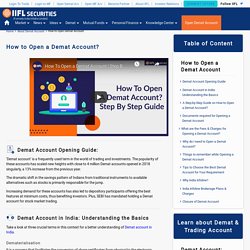 How to Open a Demat Account Online - India Infoline