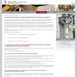 Dematerialisation de documents comptables : legislation, conservation et solutions