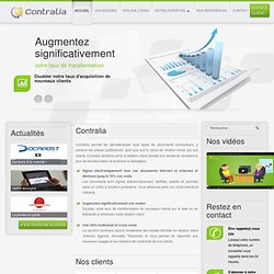 Contralia - contrats en ligne et pad électronique