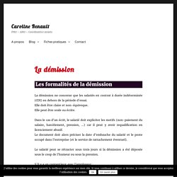 Démission : démarche et droits du salarié