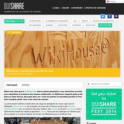 WikiHouse, une maison open-source pour démocatiser l'architecture
