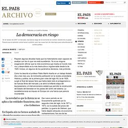 La democracia en riesgo · ELPAÍS.com