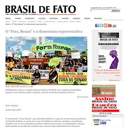O “Fora, Renan” e a democracia representativa