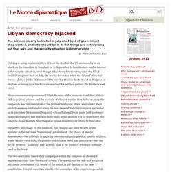 Libyan democracy hijacked